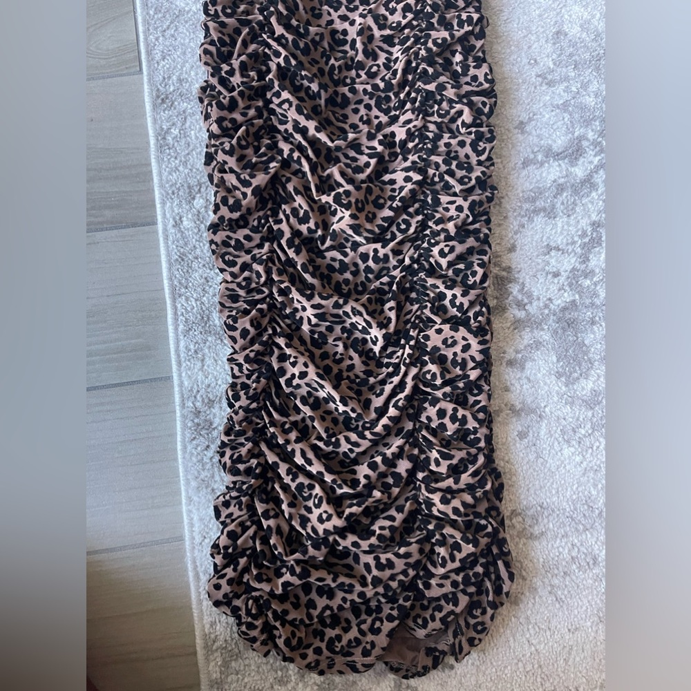 MAJORELLE Leopard Print Midi Dress - Picture 8 of 11